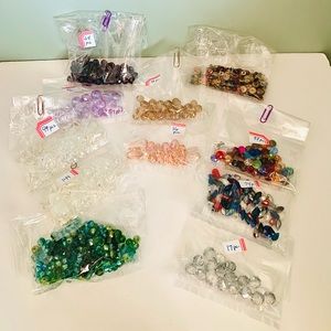 Jewelry making beads. Various colors & sizes. Swarovski and others. Bundle NEW